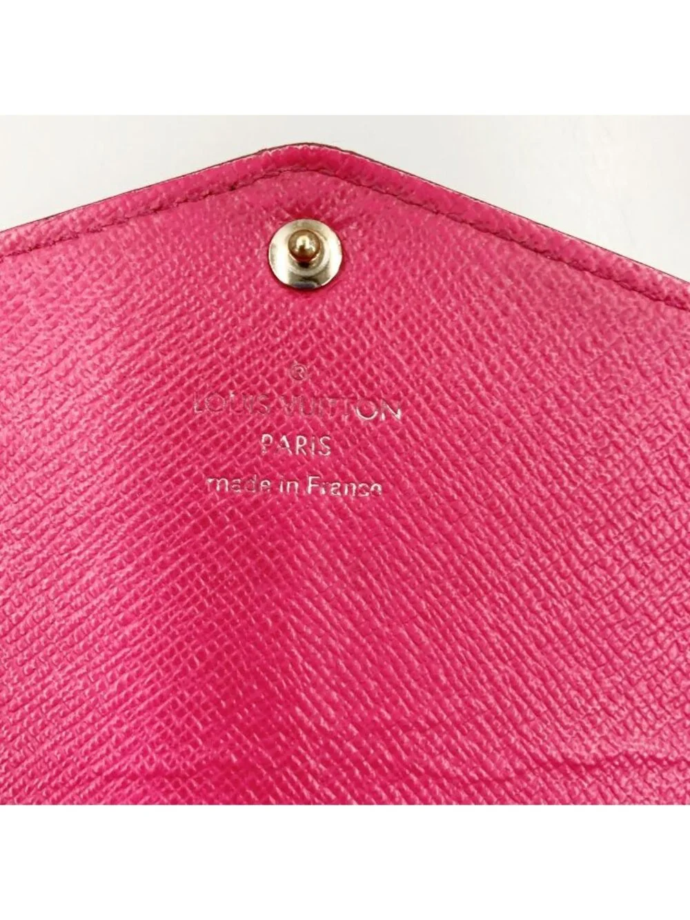 Louis Vuitton Epi Portefeuille Sarah Bifold Wallet Black Pink